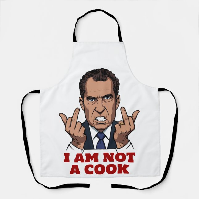 RN I AM NOT A COOK APRON (Front)