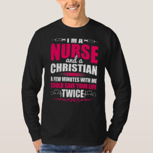 Rn Lvn Cna Nurse Grad Christian Cool Nursing Gradu T-Shirt