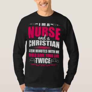Rn Lvn Cna Nurse Grad Christian Cool Nursing Gradu T-Shirt