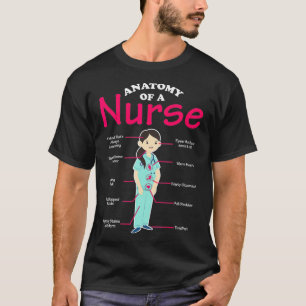 RN LVN Nurse Anatomy Scrub Cool Nursing Graduate T-Shirt