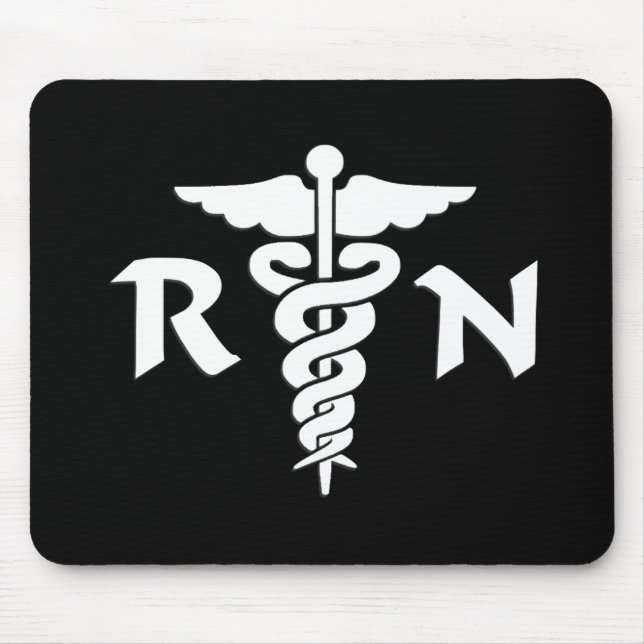 RN Medical Symbol Mouse Mat (Front)