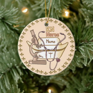 RN Nurse Collage  ornament 