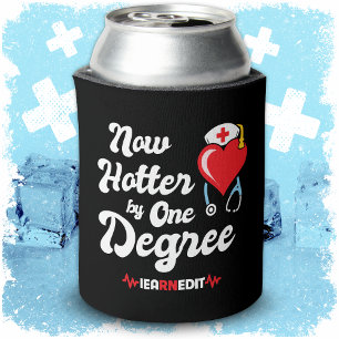 RN Nurse Graduation I Earned It Registered Nurse Can Cooler