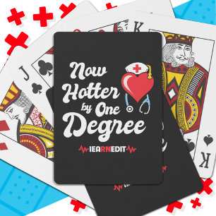 RN Nurse Graduation I Earned It Registered Nurse Playing Cards