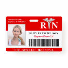 RN Nurse | Hospital Medical Employee Photo ID