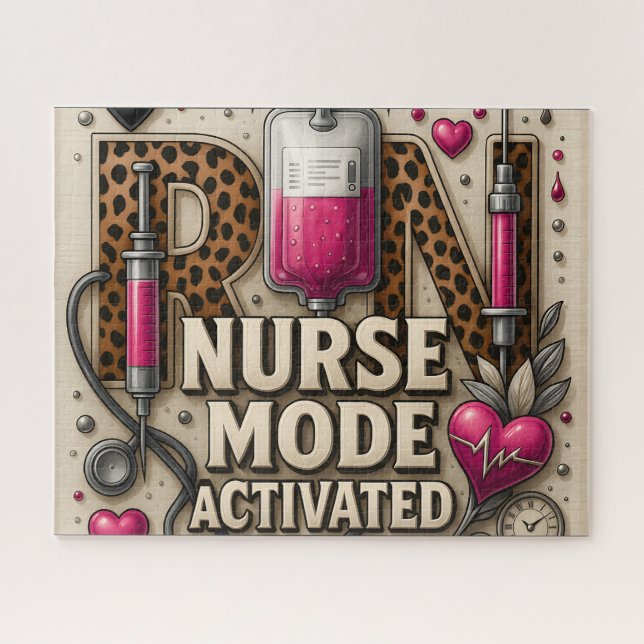 RN Nurse Mode Activated Jigsaw Puzzle (Horizontal)