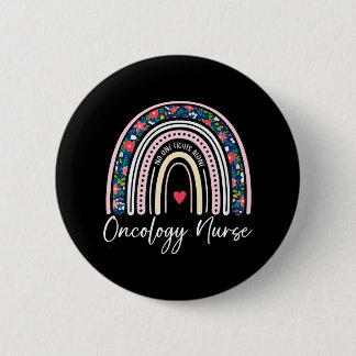 RN Oncology Nurse Cancer Oncologist Nursing 6 Cm Round Badge
