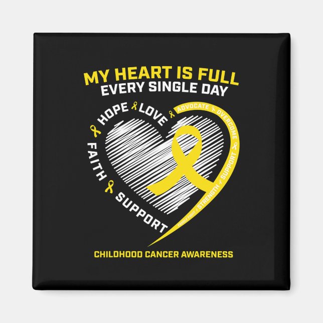 RN Paediatrics Oncologist Childhood Cancer Awarene Magnet (Front)