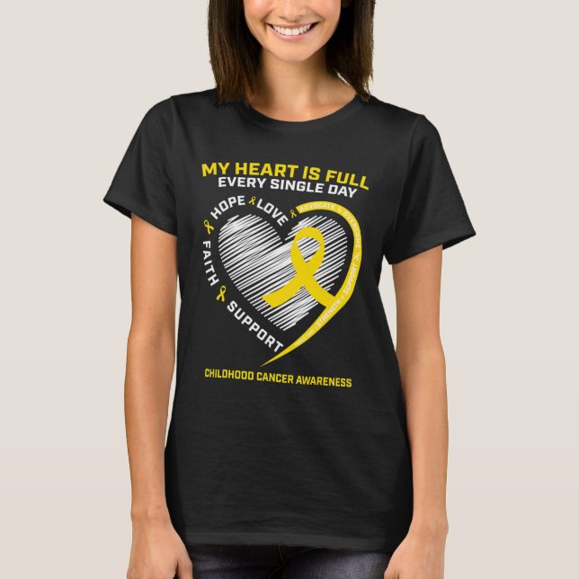 RN Paediatrics Oncologist Childhood Cancer Awarene T-Shirt (Front)