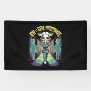 RN = Real Nightmare Halloween Nurse  Banner