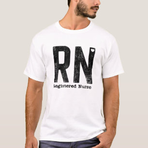RN Registered Living That Nurse Life All Night Scr T-Shirt