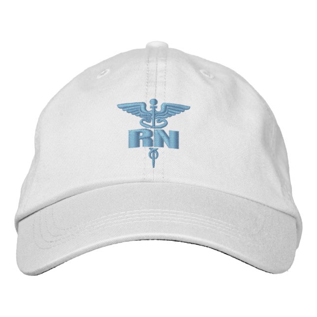 RN Registered Nurse Embroidered Cap (Front)