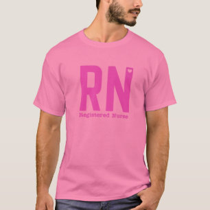 RN Registered That Nurse Life Pink Cute S For Nurs T-Shirt