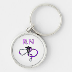 RN Stethoscope Key Ring