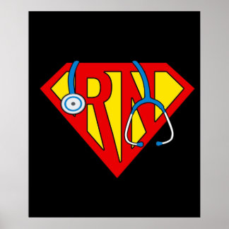 RN Super Nurse Poster