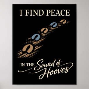 Rn Therapy Horses Are My Therapy Emotional Horse E Poster