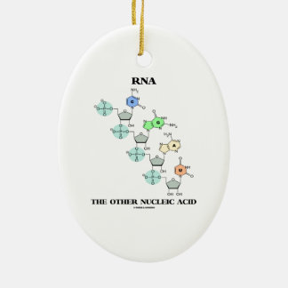 RNA The Other Nucleic Acid (Chemical Structure) Ceramic Tree Decoration