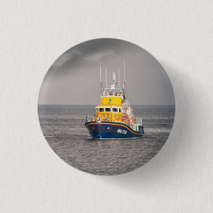 RNLI Lifeboat 3 Cm Round Badge