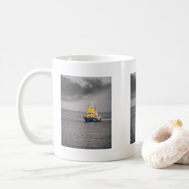 RNLI Lifeboat Coffee Mug (With Donut)