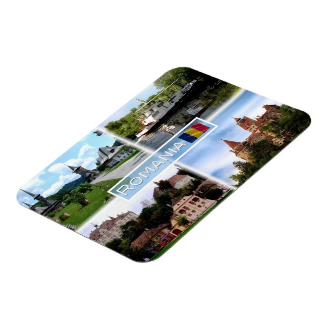 RO Barsana Monastery - Danube Delta - Sighisoara - Magnet (Left Side)