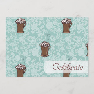 Ro-Cocoa, 5"x7" invitation