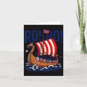 Ro ro norway viking soccer fan card