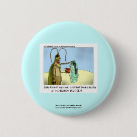 Roach Motel Funny Cartoon Novelty Button