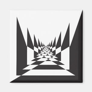 road abstract perspective magnet