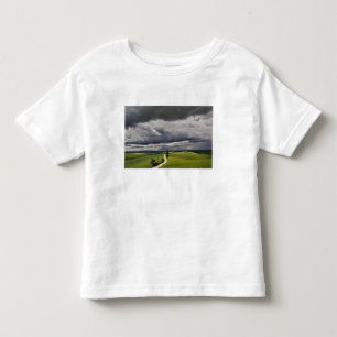 Road and storm clouds, rural Tuscany region, Toddler T-Shirt