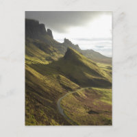 Road ascending The Quiraing, Isle of Skye,