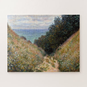 Road at La Cavée, Pourville, Monet Jigsaw Puzzle