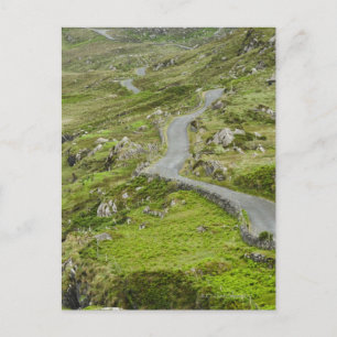 Road between Ballaghacahreen and Caherkeen. Postcard