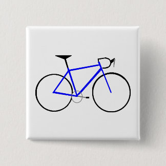 Road Bike 15 Cm Square Badge