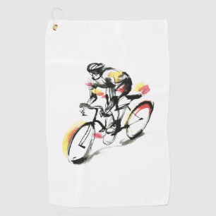 Road bike golf towel