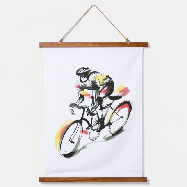 Road bike hanging tapestry (Front)