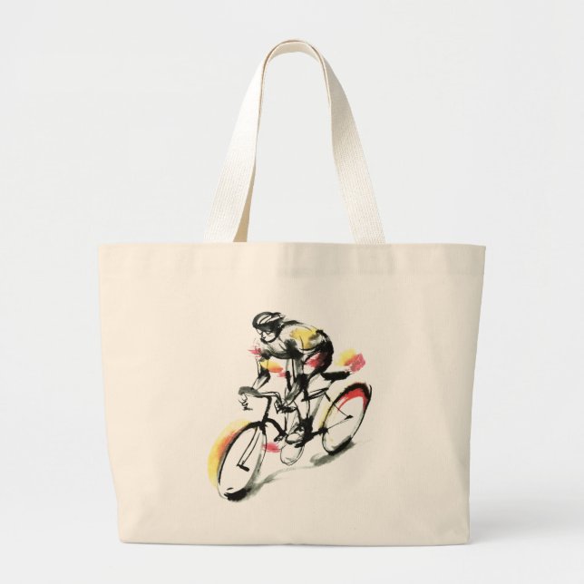 Road bike large tote bag (Front)