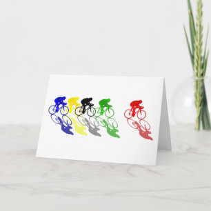 Road Bike Road Racing  Cycling Card
