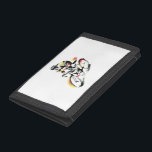 Road bike trifold wallet<br><div class="desc">Road bike of sumi-e type</div>