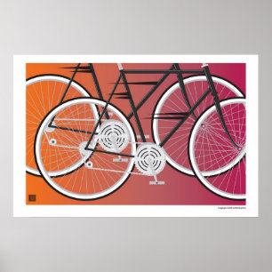 Road Bikes-Print Poster