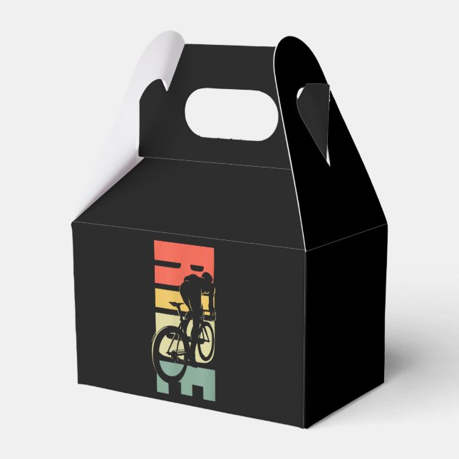 Road Biking Bicycle Cycling Favour Box (Front Side)