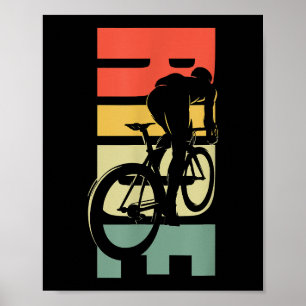 Road Biking Bicycle Cycling Poster