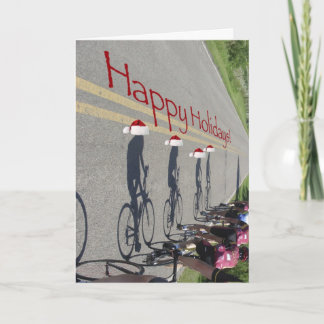 Road Biking! Holiday Card