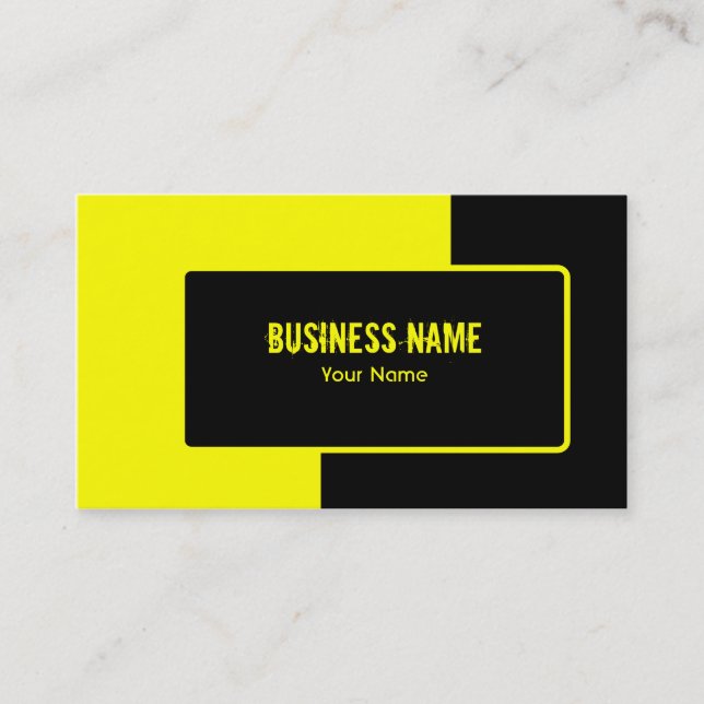 Road Construction Business Card Template (Front)