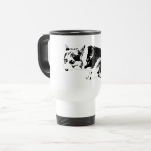 Road Corgi, Grounded Sips Travel Mug