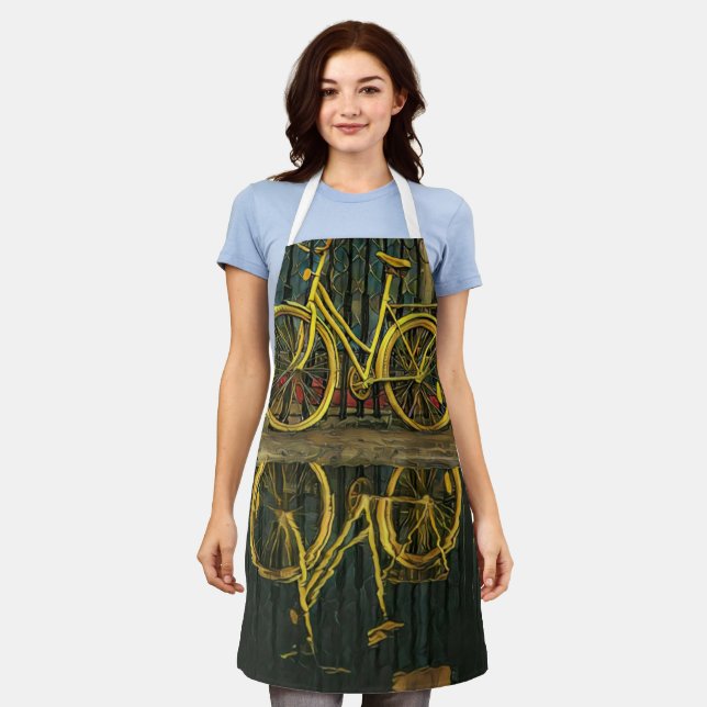 Road cyclist gifts apron (Worn)