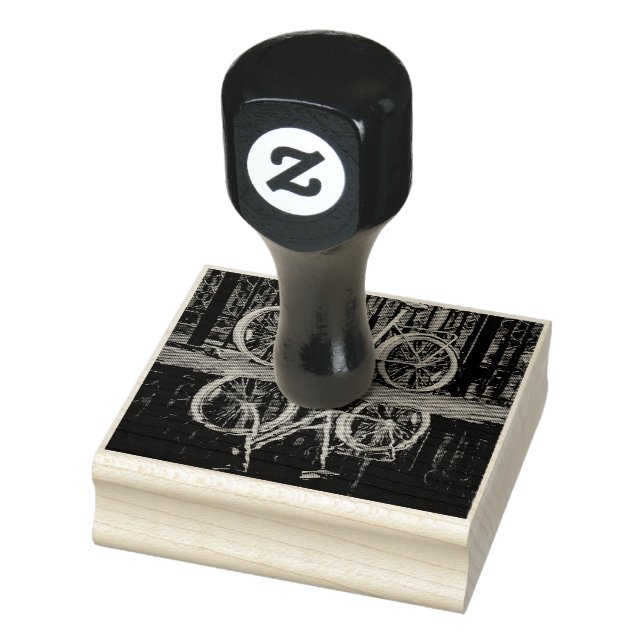 Road cyclist gifts rubber stamp (Stamp)