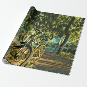 Road cyclist gifts wrapping paper