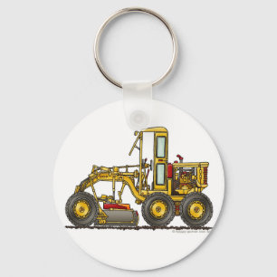 Road Grader Dirt Scraper Construction Key Chains