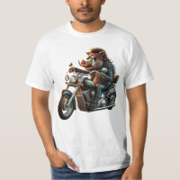 Road Hog Biker T-Shirt | Rebel Motorcycle Hog Desi