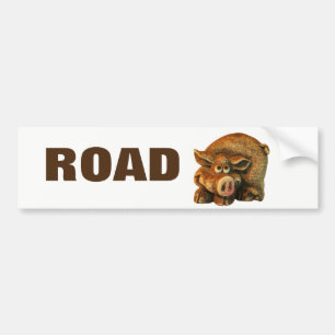 Road Hog Trailer or RV Bumper Sticker